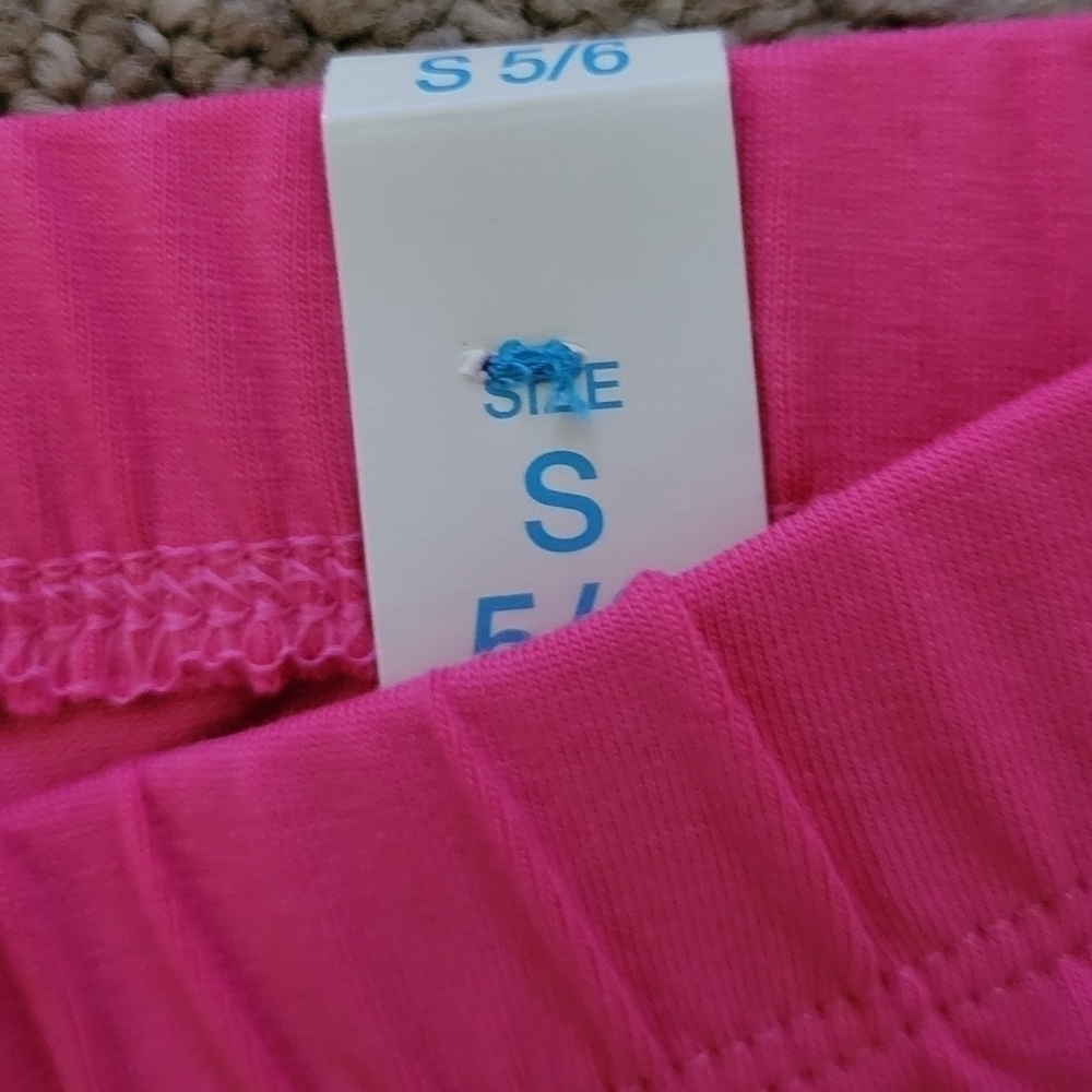 The Children's Place Hot Pink/ Funfetti Pink Girl's Biker Shorts - Picture 3 of 6